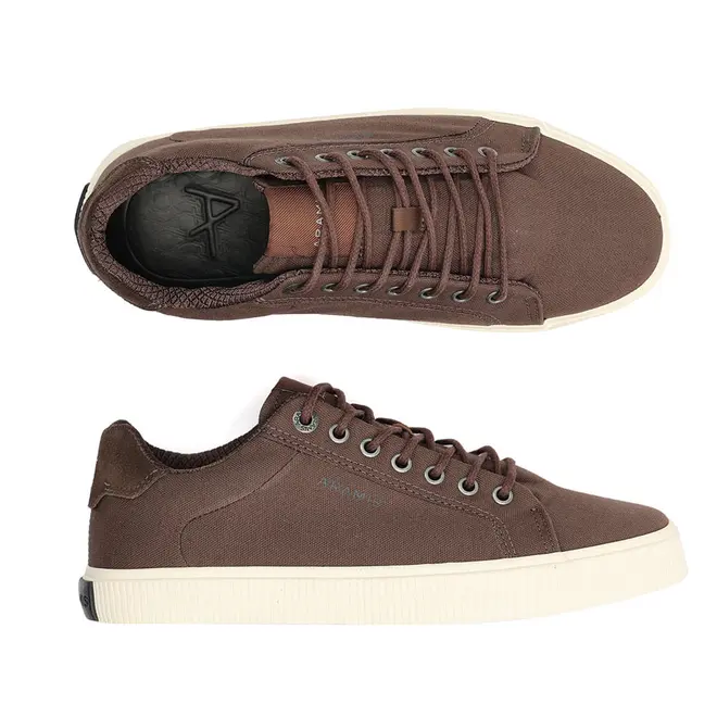 Tênis Casual Sola Caixa Aramis Vulcan Marrom Masculino