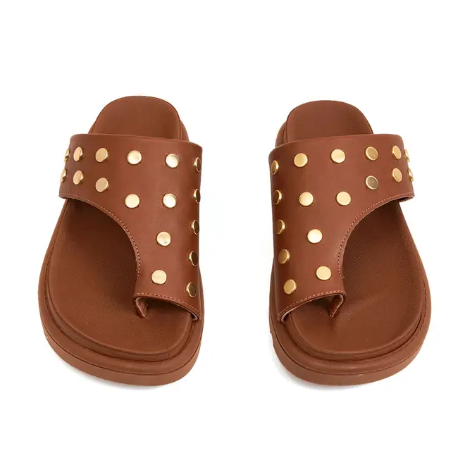 Papete Rasteira Vizzano Mocca Feminino