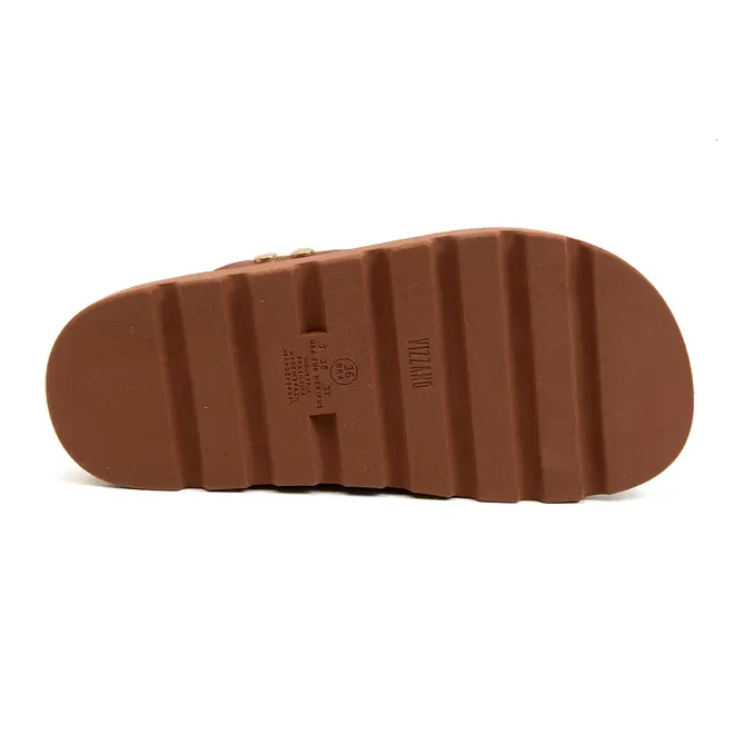 Papete Rasteira Vizzano Mocca Feminino