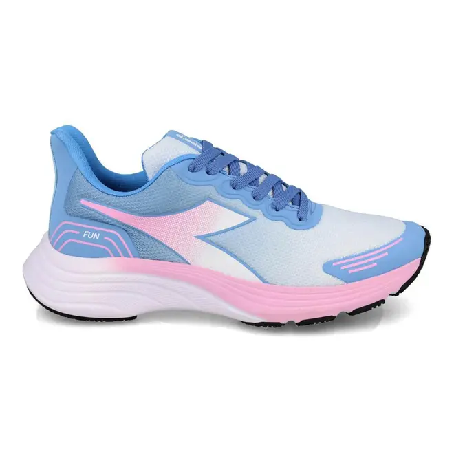 Tênis de Treino Diadora Azul e Rosa Feminino