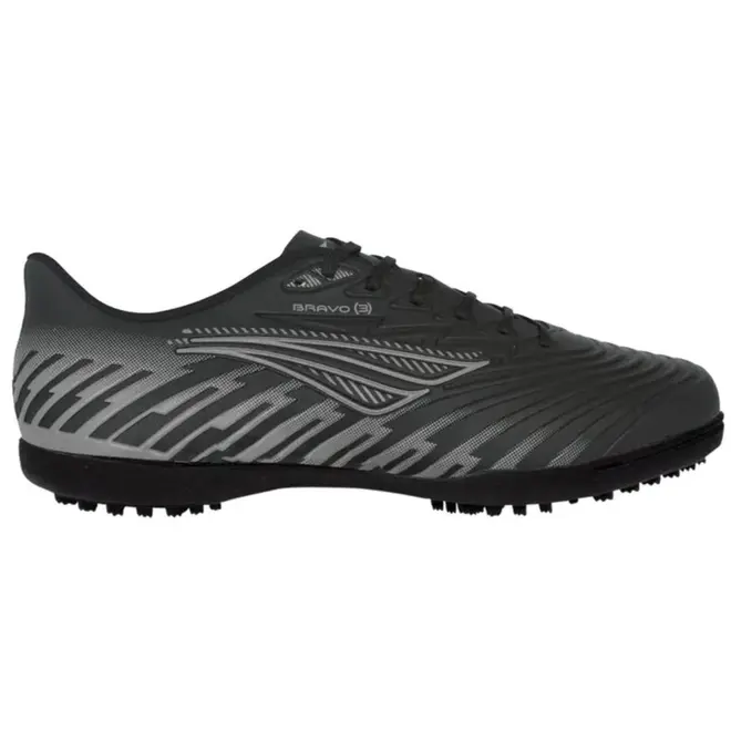 Chuteira Society Penalty Bravo Preto e Chumbo Masculino