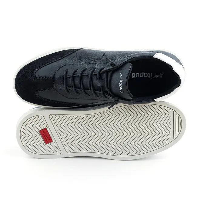 Tênis Casual Slip on Itapuã Preto Masculino