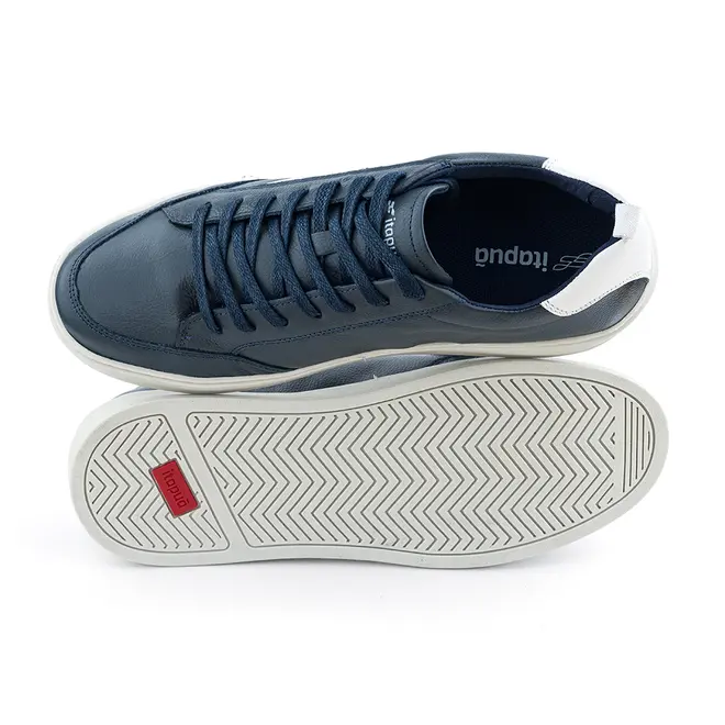 Sapatênis Itapuã Marinho e Branco Masculino
