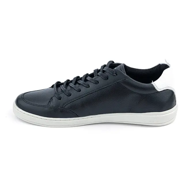 Tênis Casual Slip On Itapuã Preto e Branco Masculino