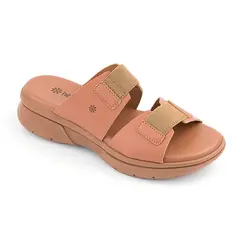 Rasteira Flatform New Face Caramelo Feminina