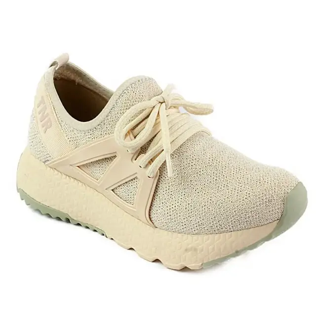 Tênis Casual Jogging Tanara - Baunilha