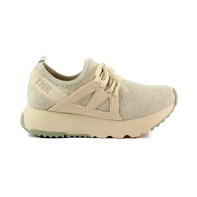 Tênis Casual Jogging Tanara - Baunilha