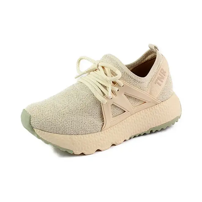 Tênis Casual Jogging Tanara - Baunilha