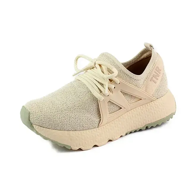 Tênis Casual Jogging Tanara - Baunilha