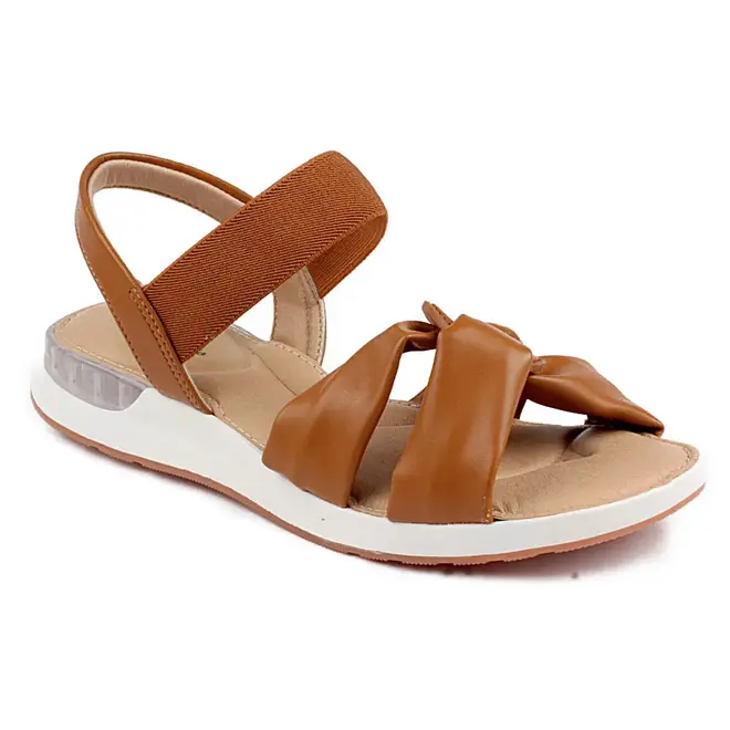 Sandália Flatform Modare - Camel