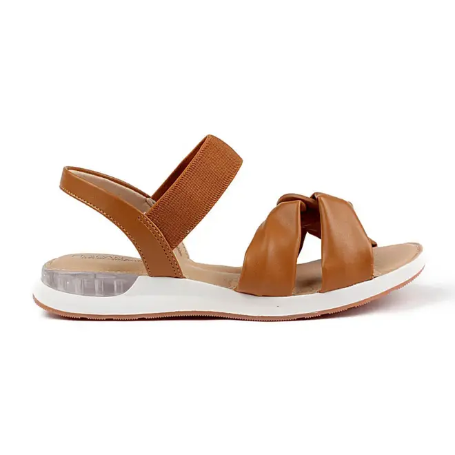 Sandália Flatform Modare - Camel