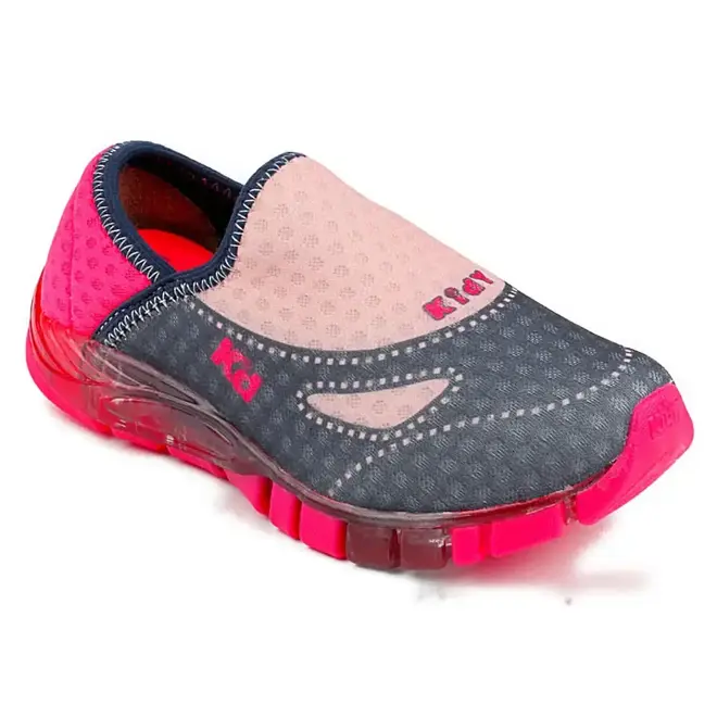 Tênis Casual Infantil Feminino Kidy - Marinho/Pink