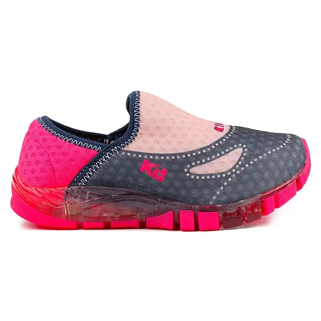 Tênis Casual Infantil Feminino Kidy - Marinho/Pink