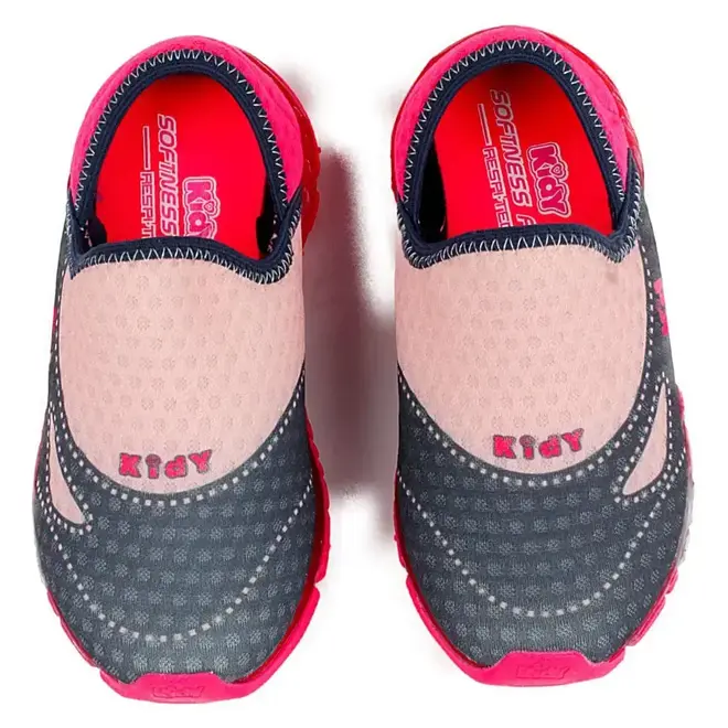 Tênis Casual Infantil Feminino Kidy - Marinho/Pink