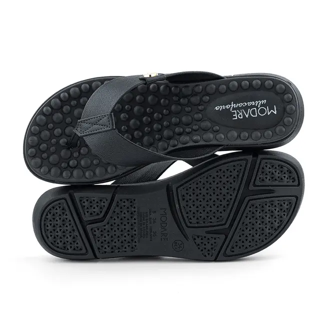 Tamanco Anabela Modare Preto Feminino