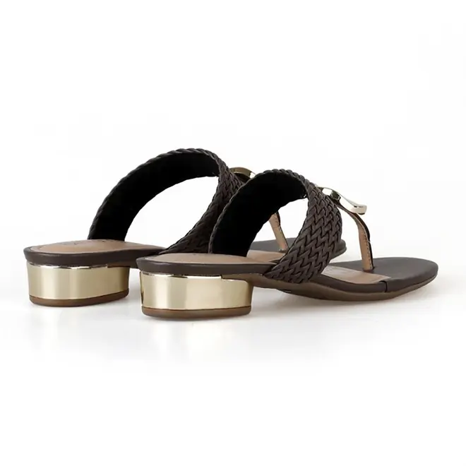 Tamanco Salto Beira Rio Chocolate Feminino