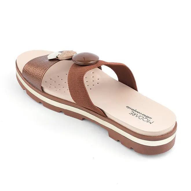 Tamanco Rasteira Modare Bronze Feminino