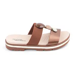 Tamanco Rasteira Modare Bronze Feminino
