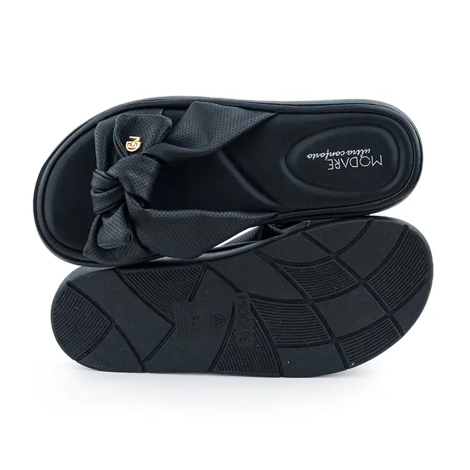 Tamanco Rasteira Modare Preto Feminino