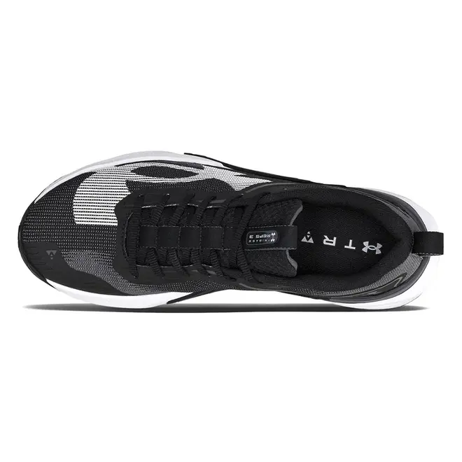 Tênis de Treino Under Armour Tribase Reps 3 Preto e Branco Masculino