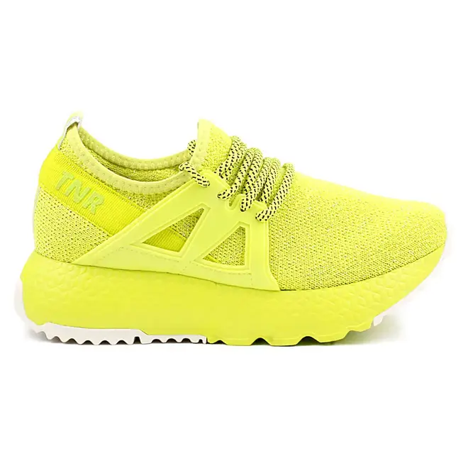 Tênis Casual Jogging Tanara - Amarelo Neon