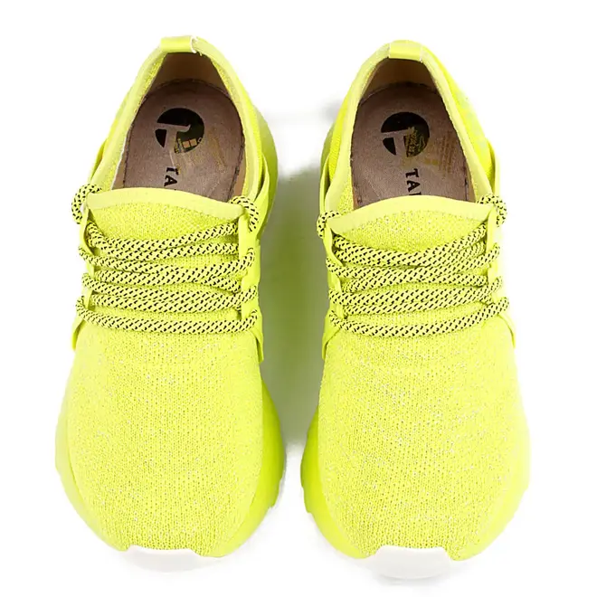 Tênis Casual Jogging Tanara - Amarelo Neon