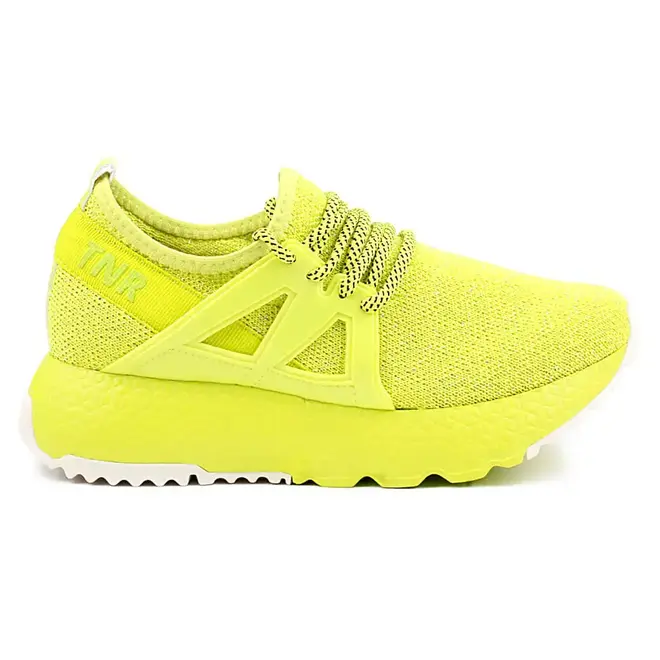 Tênis Casual Jogging Tanara - Amarelo Neon