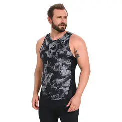 Regata de Compressão Masculina Under Armour HeatGear Iso-Chill Printed