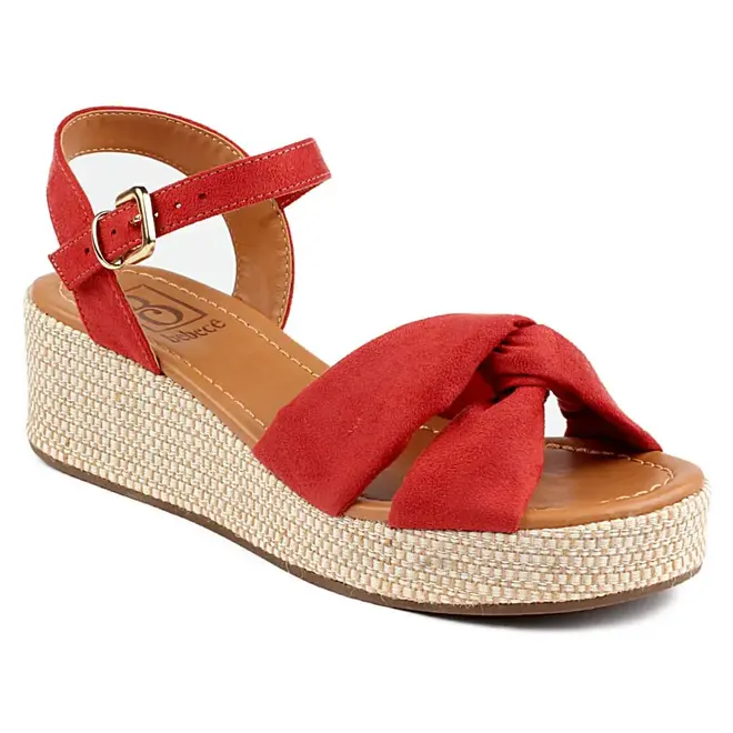 Sandália Flatform Bebecê - Rosa Antigo