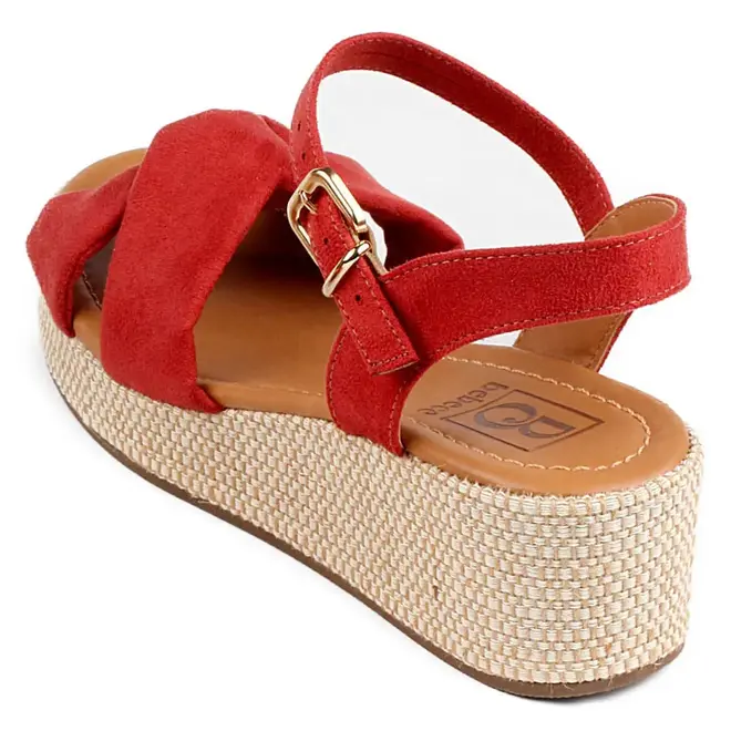 Sandália Flatform Bebecê - Rosa Antigo