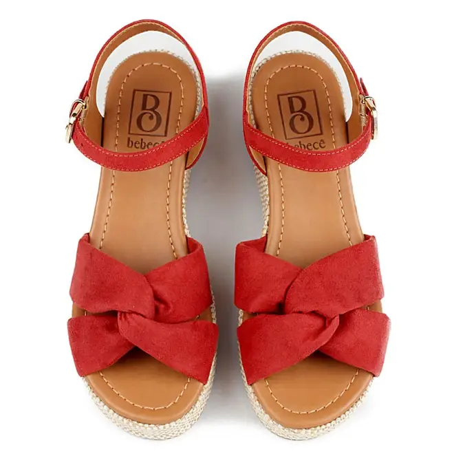 Sandália Flatform Bebecê - Rosa Antigo