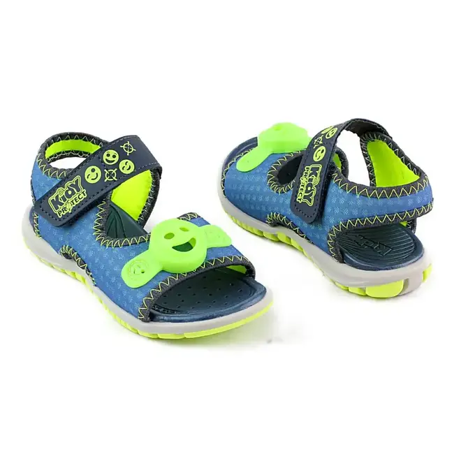 Sandália Papete Infantil Masculina Kidy Protect - Azul