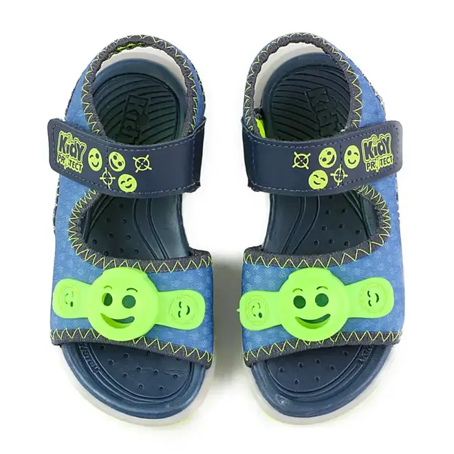 Sandália Papete Infantil Masculina Kidy Protect - Azul