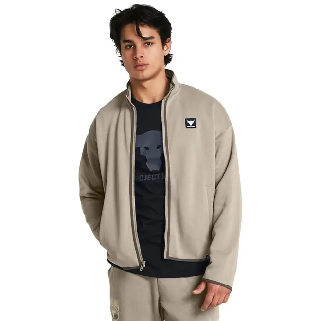Moletom Masculino Under Armour Project Rock Essential Full Zip