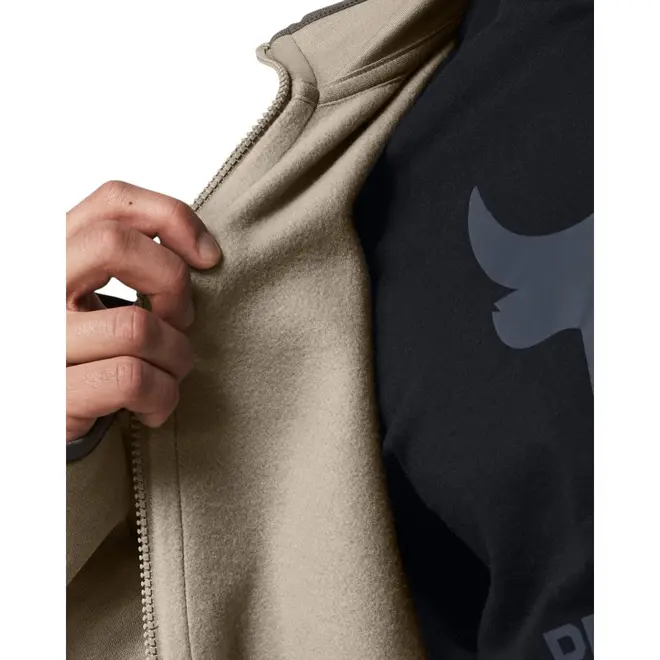 Moletom Masculino Under Armour Project Rock Essential Full Zip