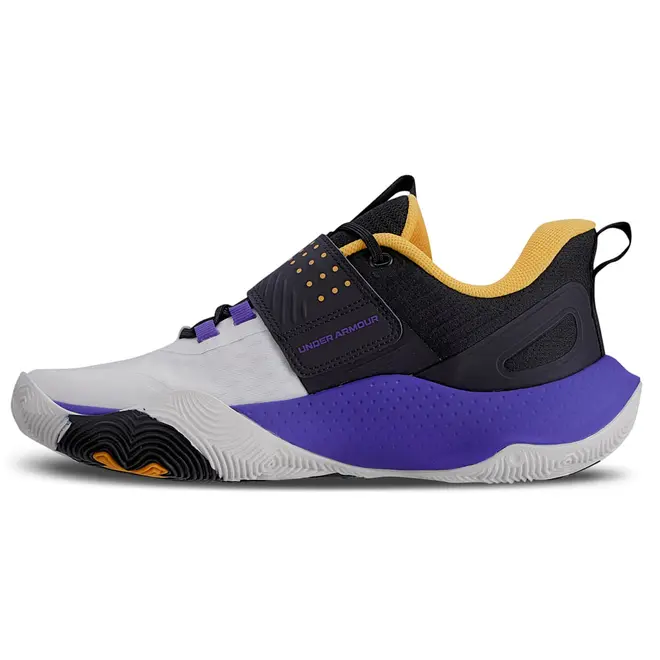 Kit 1 Tênis de Basquete Masculino Under Armour Buzzer SE e 1 Pct com 3 pares de Meia cano alto