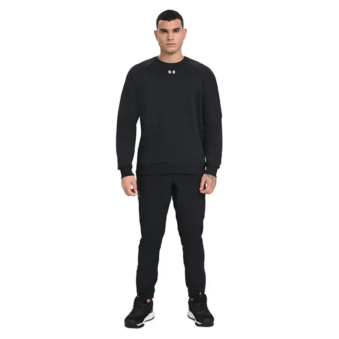 Blusa Manga Longa de Treino Masculina Under Armour Rival Flee Crew