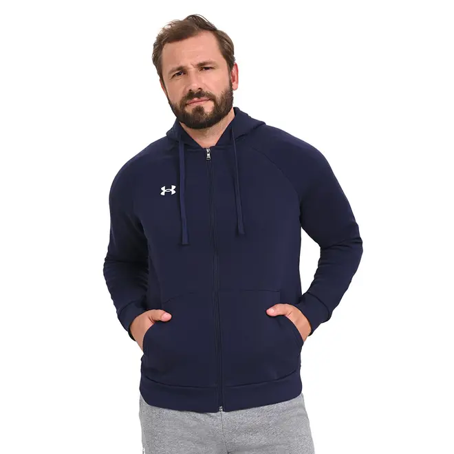 Moletom Masculino Under Armour Rival Fleece Full Zip