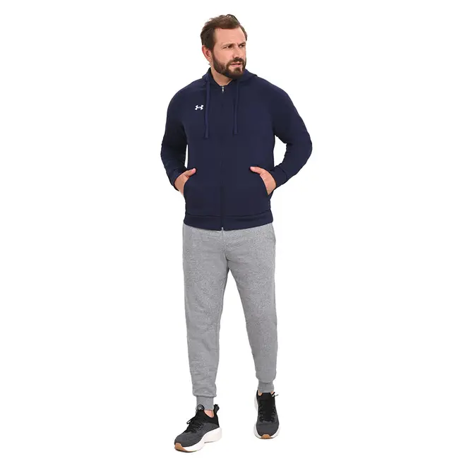 Moletom Masculino Under Armour Rival Fleece Full Zip