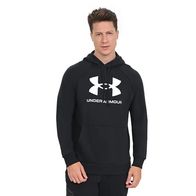 Blusa Masculina Under Armour Rival Fleece Hoodie Big Logo