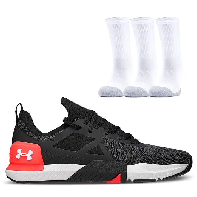 Kit Tênis Treino Masculino Feminino Tribase Cross e Pct Meias - Quíron Under Armour