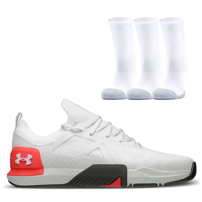 Kit Tênis Treino Masculino Feminino Tribase Cross e Pct Meias - Quíron Under Armour