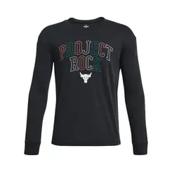 Camiseta de Manga Longa Infantil Under Armour Project Rock Multi Color LS