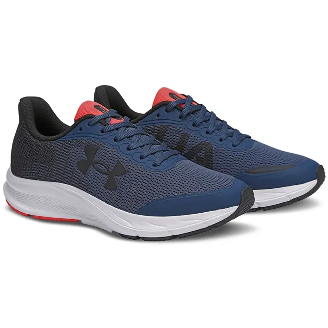 Kit Tênis Charged Brezzy + Meia Unissex Under Armour Cotton Invisivel - Pacote com 3 pares