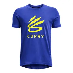 Camiseta de Treino Infantil Under Armour Curry Lightning Logo