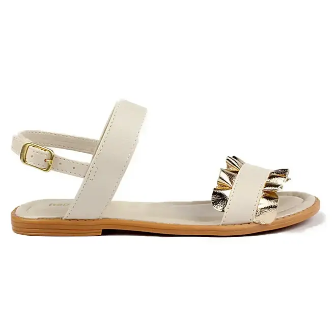 Sandália Flat Infantil Feminina Itapuã - Off White