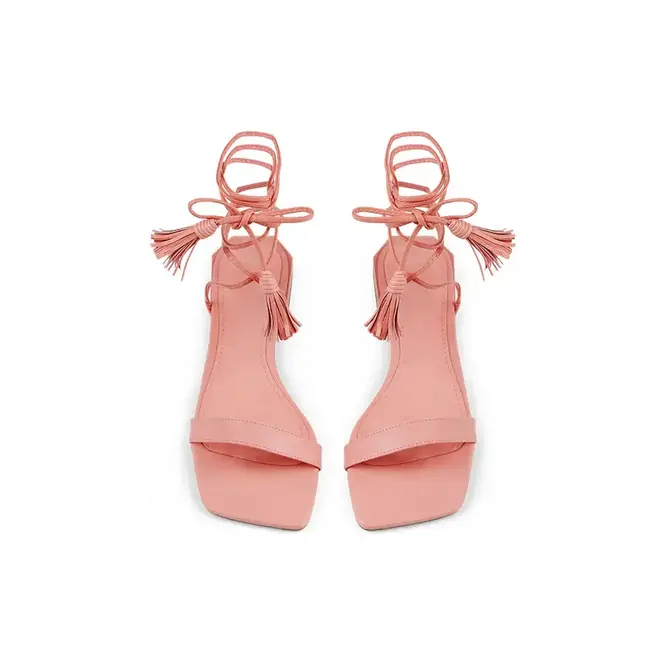 Sandália Itapuã Flat Amarração Feminino Coral