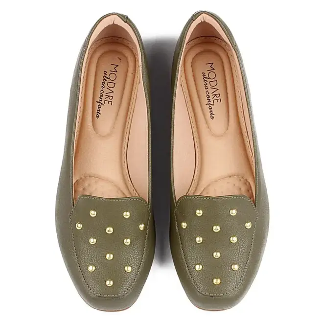 Sapato Mocassim Feminino Modare - Oliva