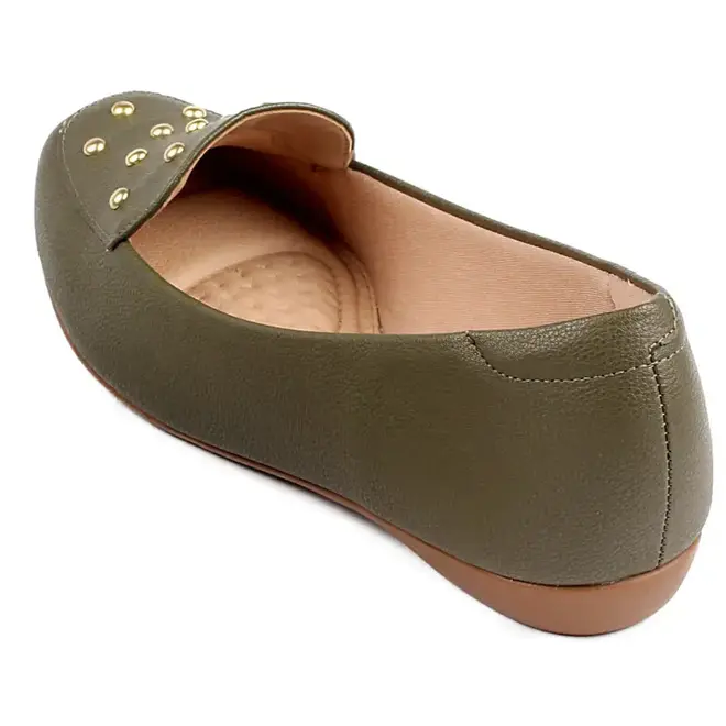 Sapato Mocassim Feminino Modare - Oliva