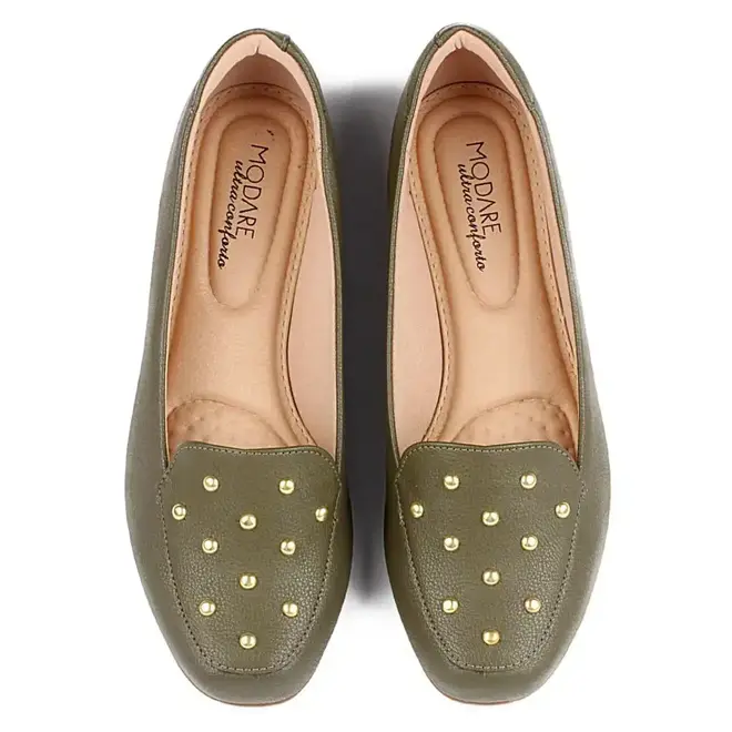 Sapato Mocassim Feminino Modare - Oliva
